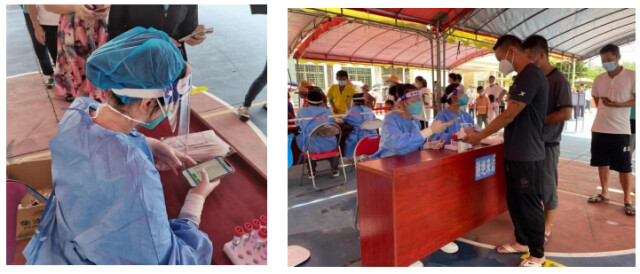 太阳成集团tyc33455cc员工志愿奋战海南省疫情防控一线